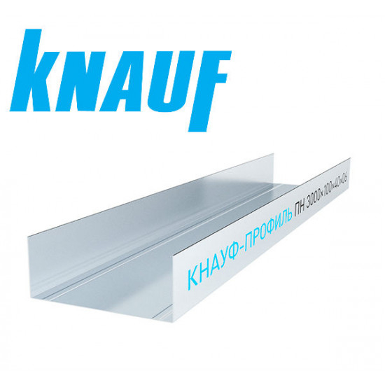 Профиль направляющий Knauf ПН-6 100х40х3м 0,6мм